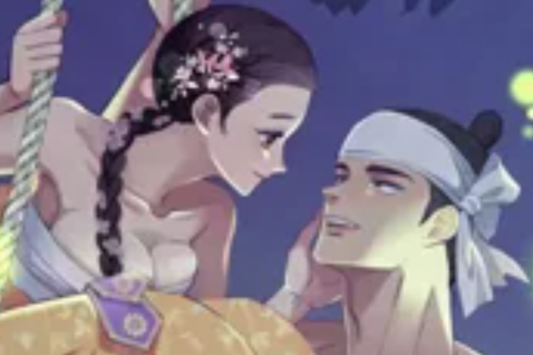 Link to Read Manhwa Mistress, Why Are You Looking at Me Like That? English Full Chapter, A Passionate Love Story